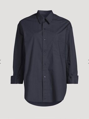 Citizens of Humanity Kayla XS Dark Navy Cotton Shirt
